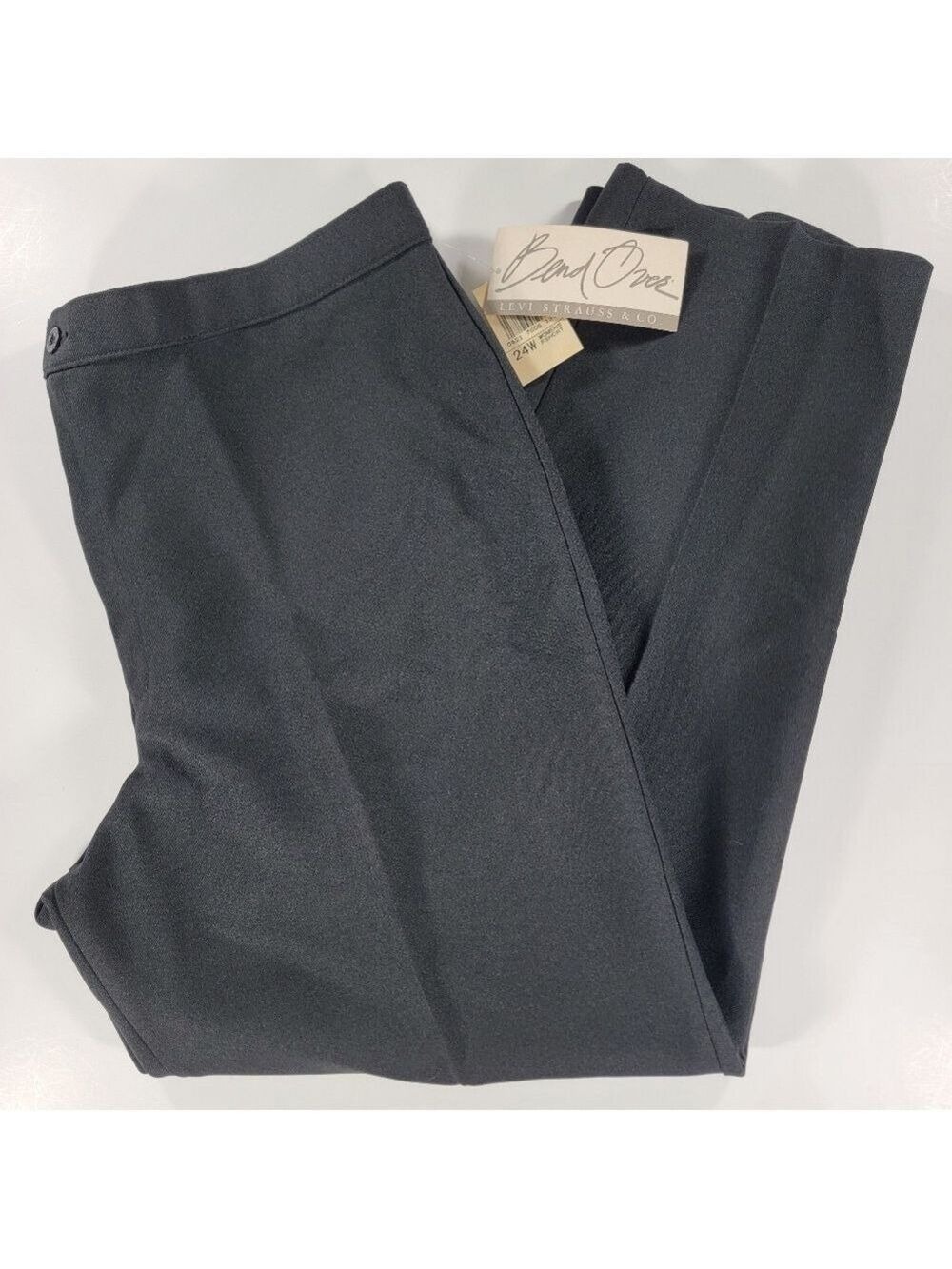 NEW Levi Strauss Women Vintage BendOver Bend Over Pants Slacks 24W Levis Black